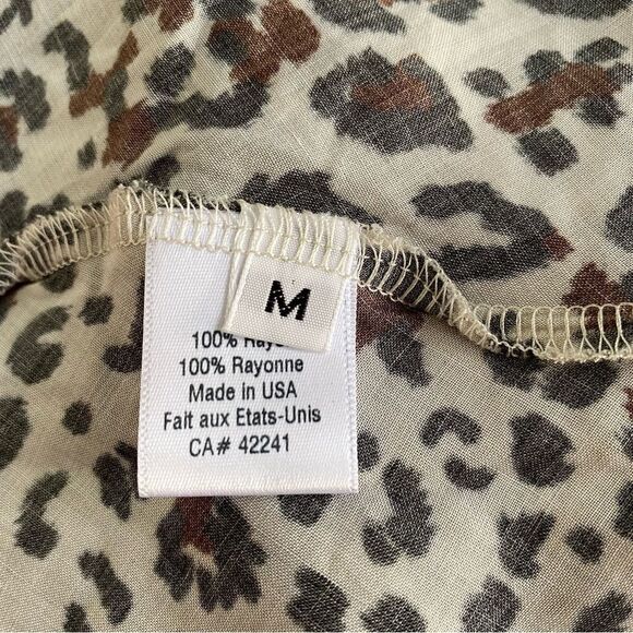 Stark X Animal Print Racerback Tank Size M - Picture 5 of 8